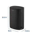Filtrete Purificateur d'air de pièce avec Filtre HEPA Véritable - Grande pièce - 250 pieds carrés (FAPCA-C03BA-F2)-17.44 po L  x 13.26 po  W  x  23.81 po H