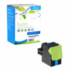 fuzion - Lexmark (71B10C0) Cartouche De Toner Compatible - Rendement Standard - Cyan-Couleur d'encre: Cyan