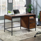 Sauder 49"W La Collection Nova Loft Bureau - Finition Grand Walnut-   Le tiroir inférieur sur des glissières à extension complète peut contenir des fichiers suspendus de format Lettre