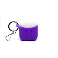 PodPocket – Étui Scoop pour AirPods, pluie mauve-L'ÉTUI D'ORIGINE POUR AIRPODS : Conçu au Canada PodPockets a été le premier étui en silicone Airpod sur le marché