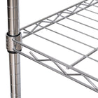 Seville Classics - Étagères grillagées en acier à 4 niveaux - 30" L x 14" W x 48" H-Poids net : 16.7 livres