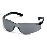 Pyramex – Lunettes de protection Ztek, gris, 12/paquet-Verre en polycarbonate résistant aux égratignures et branches aux extrémités noires