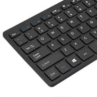 Adesso - WKB-1100BB Mini clavier sans fil SlimTouch Bluetooth-Ce clavier est conçu à l'aide de touches à interrupteur à ciseaux à profil bas qui offrent une excellente sensation en tant qu'ordinateur portable avec une expérience de frappe plus silencieuse et une réponse tactile plus rapide