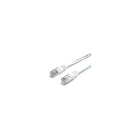StarTech  Câble de raccordement moulé M45PATCH1WH Cat 5e, 1 pi, blanc-Deux connecteurs RJ-45 mâles assurent une connectivité transparente