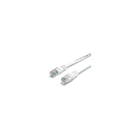StarTech  Câble de raccordement moulé M45PATCH1WH Cat 5e, 1 pi, blanc-Deux connecteurs RJ-45 mâles assurent une connectivité transparente