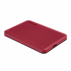 Toshiba - Disque dur externe portable Canvio Advance, 2To, Rouge-Compact, facile à tenir avec une finition brillante