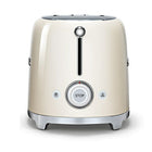 SMEG TSF01CRUS, Toaster 2 Tranches Années 50, Crème-6 Niveaux De Coloration