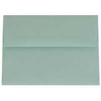 JAM Paper - Enveloppes format livret à rabat droit avec fermeture gommée, 4 3/4 x 6 1/2 po, bleu aqua, 1000/paquet-Bleu aqua