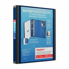 Staples – Reliure Better Binder, 1 po, bleu-Plus résistante et plus facile à utiliser
