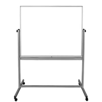 Luxor ? Tableau blanc magnétique portatif, double face, 48 x 48 po (MB4848WW)-Le cadre en aluminium de 1 po donne une apparence élégante au tableau et la surface magnétique fonctionne comme un babillard pour faciliter la communication