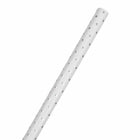 JAM Paper -  Papier cadeau – Papier cadeau à pois – 25 m² par rouleau – Blanc avec pois argentés pailletés – 2/paquet-Papier d'emballage à pois à paillettes blanches et argentées, Le papier d'emballage coloré donnera envie à tous de découvrir ce qu'il y a à l'intérieur