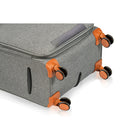 Champs - Ensemble de 3 valises extensibles de la "Classic II" - Gris-Poignée télescopique