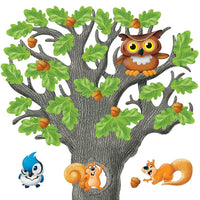 Trend Enterprises – Ensemble à babillard, grand chêne, 152 morceaux-Utilisé pour les tableaux de tâches, les activités pédagogiques, les centres d’apprentissage et les discussions sur une idée. Ensemble pour les classes de la prématernelle à la 2e année. Comprend un arbre en 3 morceaux de 3 x 5 pi, 30 feuilles et 8 créatures.