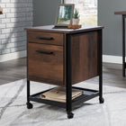 Sauder - La Collection Briarbrook Caisson mobile à 2 tiroirs - Finition Barrel Oak-Deux tiroirs sont dotés de glissières à extension complète pour le rangement des fournitures de bureau.