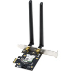 Adaptateur ASUS bibande PCI-E - Wi-Fi 6 - 2 antennes externes - PCE-AX3000-3000 Mbit/s