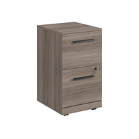Sauder - La Collection Affirm Caisson mobile à 2 tiroirs - Finition Hudson Elm-Finition Hudson Elm, Bois d'ingénierie