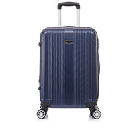 TOSCANO OTTIMO Bagage à main rigide 21 po - Bleu-Conçu en Italy
