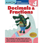 Éditions Kumon - Cahiers d'exercices pédagogiques pour enfants, Decimals & Fractions, 4e année-L'éducation des enfants