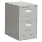 Staples – Classeur vertical format légal, 2 tiroirs, gris-Suspension à roulement à billes, entièrement progressive, pour un fonctionnement en douceur