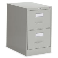 Staples – Classeur vertical format légal, 2 tiroirs, gris-Suspension à roulement à billes, entièrement progressive, pour un fonctionnement en douceur