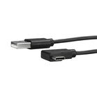 StarTech Câble USB-A à USB-C, angle droit, M/M, 3,3 pi (USB2AC1MR)-Connecteur USB-C à angle droit vous permettant de le connecter à votre appareil même dans les zones difficiles d’accès
