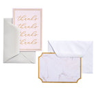 Mara-Mi - Ensemble de correspondance pour bureau - Marbre-Merci/Correspondance