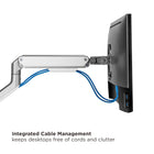Uplite Support de Bureau Pour Moniteur Unique Bras Entièrement Ajustable, Articulé, Pour 1 Ecran de jusqu'à 32 po-6