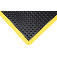 Zenith Safety - Tapis Antifatigue À Dômes, À Bulles, 4' X 3' X 1/2po, Noir, Caoutchouc-Couleur Noir