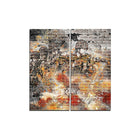 Designart – Art de rue sur toile, combat orange (PT3634-1-40-40)-Impression