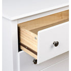 PrepacMC – Commode pour enfants à 6 tiroirs Monterey, 29 po, blanc-Tiroirs sur glissières en métal avec butées de sécurité intégrées