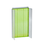 Azar Displays – Panneau perforé d’affichage Powerwing, 22 x 13,5 po, vert (700355-GRE)-Fabriqué en panneau perforé