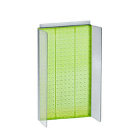 Azar Displays – Panneau perforé d’affichage Powerwing, 22 x 13,5 po, vert (700355-GRE)-Fabriqué en panneau perforé