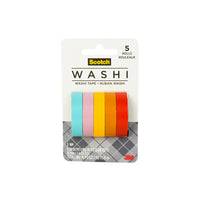 Scotch - Ruban washi, 0,39 po x 196 po, 5 rouleaux/paquet (C1017-5-P4)-Ruban Washi