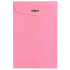 JAM Paper - Enveloppe à extrémité ouverte de 6 po x 9 po avec fermeture à fermoir - Brite Hue Ultra Pink - Paquet de 100-Couleur : ultra rose.