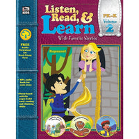 Livre numérique : Carson Dellosa - Listen, Read, & Learn, Volume 2-1