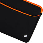 Housse de Protection Ordinateur Vangoddy Pochette PC Portable Ultrabook Sacoche Laptop Compatible 17,3 po, Noir et Orange-8
