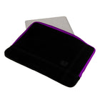 Housse de Protection Ordinateur, suède, Vangoddy Pochette Portable 15,6 po, Noir et Violette-7