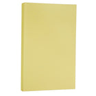 Jam Paper ââ‚¬â€� papier cartonné, taille légale, vélin jaune, 50/paquet-Poids du papier : 67 lb