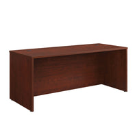 Sauder 71"W La Collection Affirm Bureau - Finition Classic Cherry-Plateau durable de 1 po  d'épaisseur pour des livres, des classeurs, un ordinateur, et plus encore