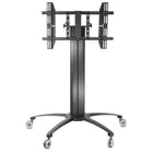 TygerClaw – Meuble mobile pour téléviseur de 32 à 55 po, 39,4 x 22,7 x 43,3 po, noir-Chariot mobile de la gamme Public pour écran ACL avec rotation de 360 degrés