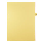 Markmaker - 25 tabs/PQT, 5 PQT/Boite, Intercalaires imprimes Legal, Chamois, 1/15th coupe| format lettre, sans trous, Numero 140-Intercalaires imprimes Legal