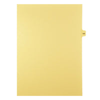Markmaker - 25 tabs/PQT, 5 PQT/Boite, Intercalaires imprimes Legal, Chamois, 1/15th coupe| format lettre, sans trous, Numero 140-Intercalaires imprimes Legal