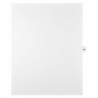 Mark Maker – Onglets séparateurs juridiques blancs, 1/15 onglets, format lettre, sans trous, numéro 188, 25/paquet-Onglets séparateurs blancs, 1/15 onglets