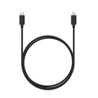 Veho - Câble de charge et de synchronisation Pebble USB-C vers Lightning 1 m/3.3 pi - Noir-Compatible avec les prises et appareils Apple