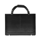 Ashlin® – Mallette mince WINCHESTER, deux poignées et une bandoulière, noir (P7314-MM08-01)-Pochette à glissière à l'extérieur du panneau arrière