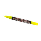 JAM Paper Marqueurs de craie effaçables à pointe fine, Jaune fluo, 2/paquet (526482NYa)-Pointe de marqueur : Point fine (3mm)