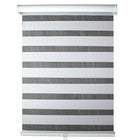 Modern Homes – Store de fenêtre sans cordon, diaphane, 27 pox 72 po, blanc-Il suffit d'ajuster le store à double couche pour que les panneaux s'alignent afin de créer une lumière douce et naturelle ou d'aligner les panneaux pour remplir tout le store afin de préserver l'intimité de la pièce