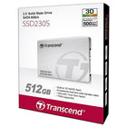 Transcend – Disque SSD interne SSD230 512 Go, 2,5 po (TS512GSSD230S)-Capacité : 512 Go