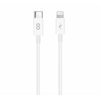 LOGiiX - Sync & Charge USB-C vers Lightning - 1,5 M - Blanc-Libérez le potentiel de votre iPhone avec des capacités de charge ultra-rapides