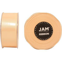 JAM PaperMD – Ruban satiné double face, 1,5 pouces de large x 25 verges, ivoire, 2/paquet (808SAiv25g)-Ivoire